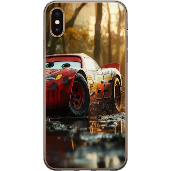 Apple iPhone X Läpinäkyvä kuori Autot