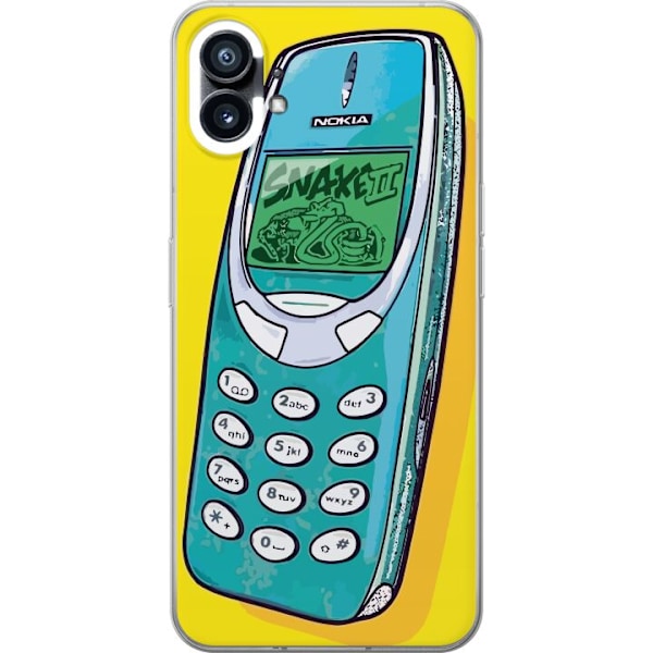 Nothing Phone (1) Genomskinligt Skal Nokia 3310, Snake 2