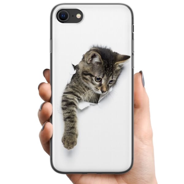 Apple iPhone 8 TPU Mobilcover Kat