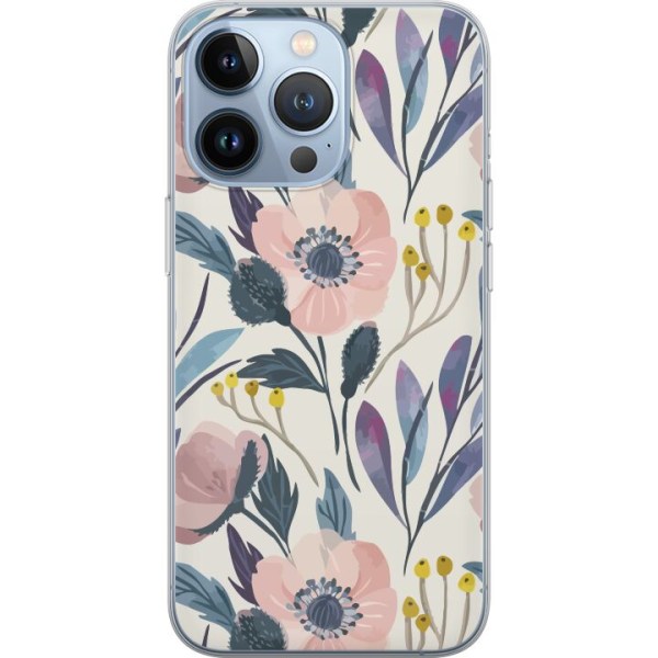 Apple iPhone 13 Pro Gennemsigtig cover Blomsterlykke