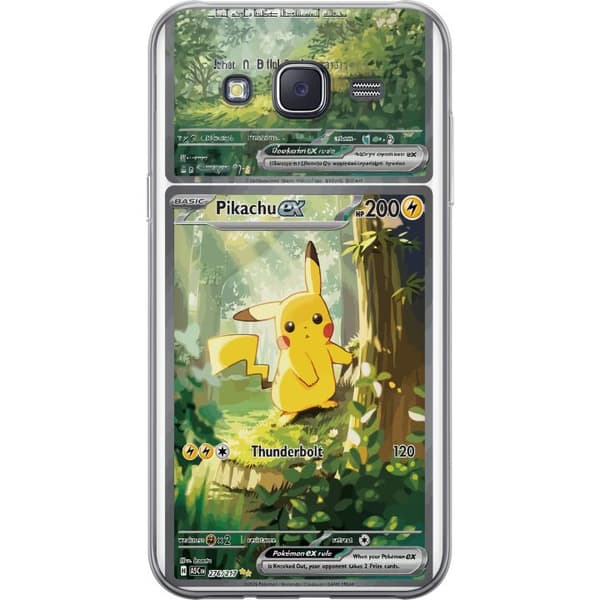 Kompatibelt Mobilskal till Samsung Galaxy J5 Pikachu grön