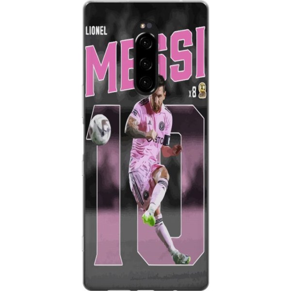 Sony Xperia 1 Gjennomsiktig deksel Lionel Messi