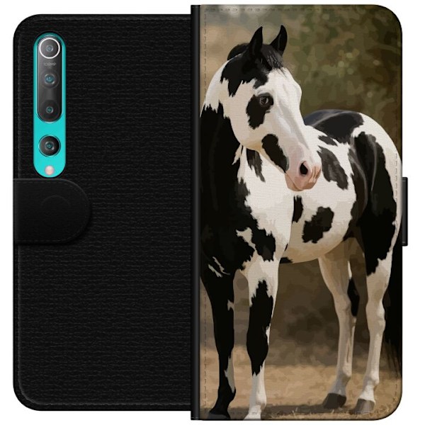 Xiaomi Mi 10 5G Tegnebogsetui Smuk Hest - elegant illustration