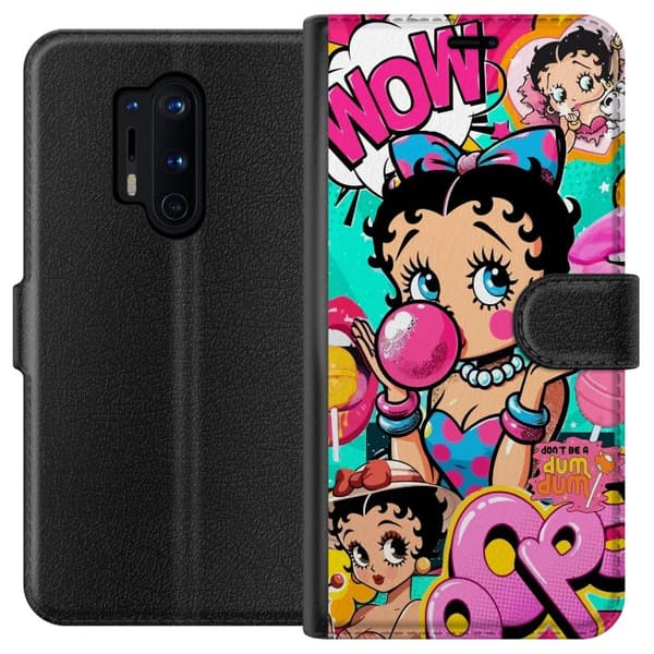 Kompatibelt Plånboksfodral till OnePlus 8 Pro Betty Boop