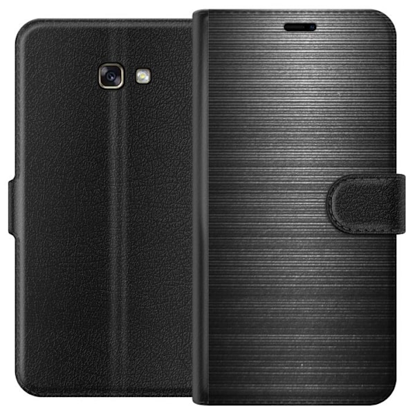 Samsung Galaxy A3 (2017) Tegnebogsetui Børstet Metal