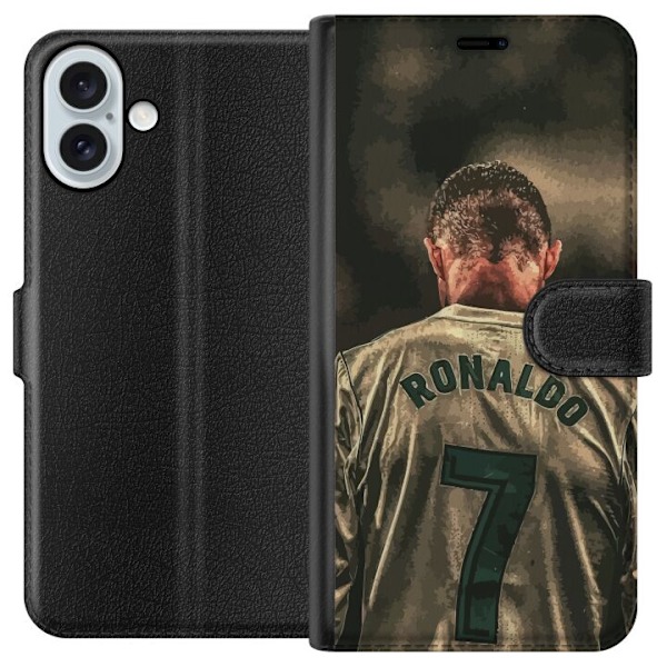 Apple iPhone 16 Plus Tegnebogsetui Ronaldo