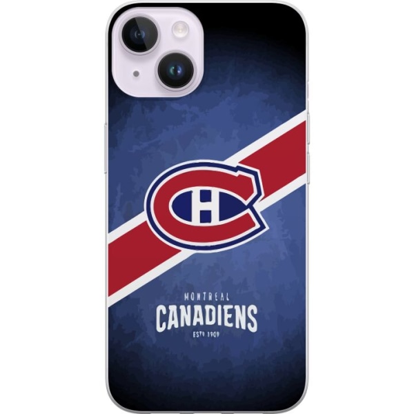 Apple iPhone 14 Läpinäkyvä kuori Montreal Canadiens (NHL)