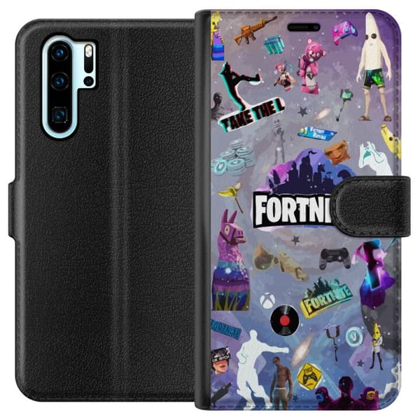 Kompatibel Tegnebogsetui til Huawei P30 Pro Fortnite