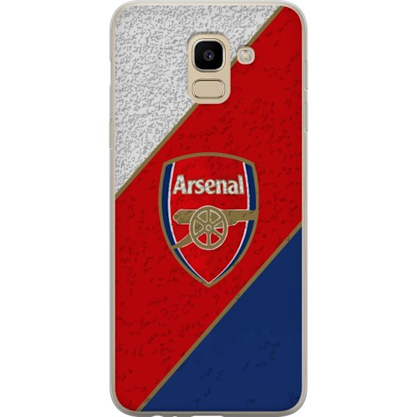 Samsung Galaxy J6 Gennemsigtig cover Arsenal