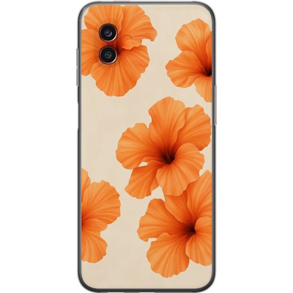 Samsung Galaxy Xcover6 Pro Genomskinligt Skal Papaya Punch