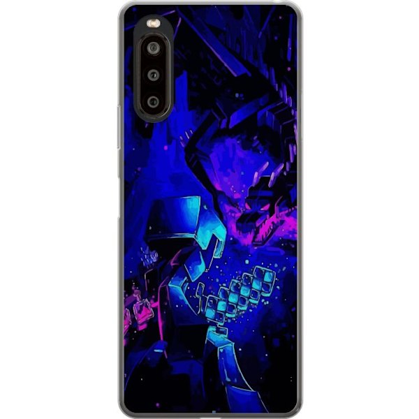 Sony Xperia 10 II Genomskinligt Skal Minecraft
