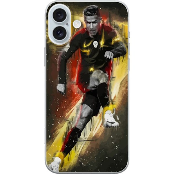 Apple iPhone 16 Plus Gjennomsiktig deksel Cristiano Ronaldo