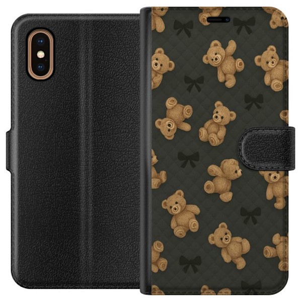 Apple iPhone XS Max Plånboksfodral Teddy Hugs