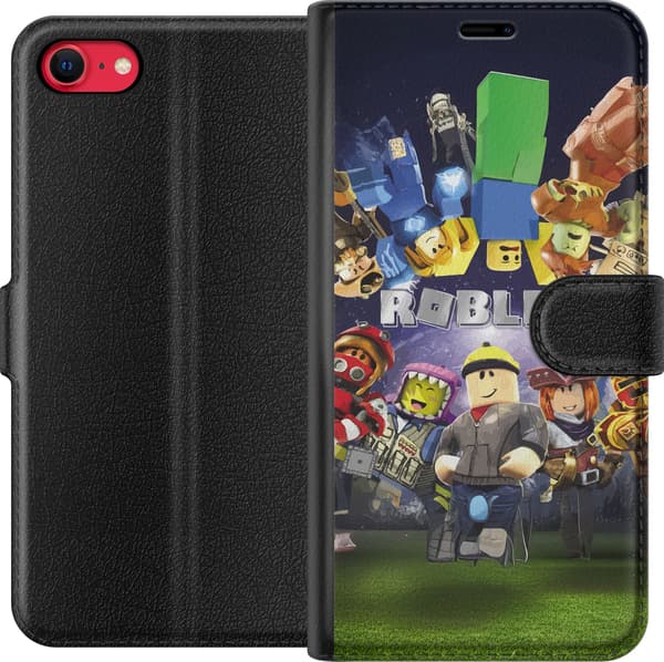 Kompatibelt Lommeboketui til Apple iPhone 8 Roblox Verden - Spilleventyr for Barn og Ungdom