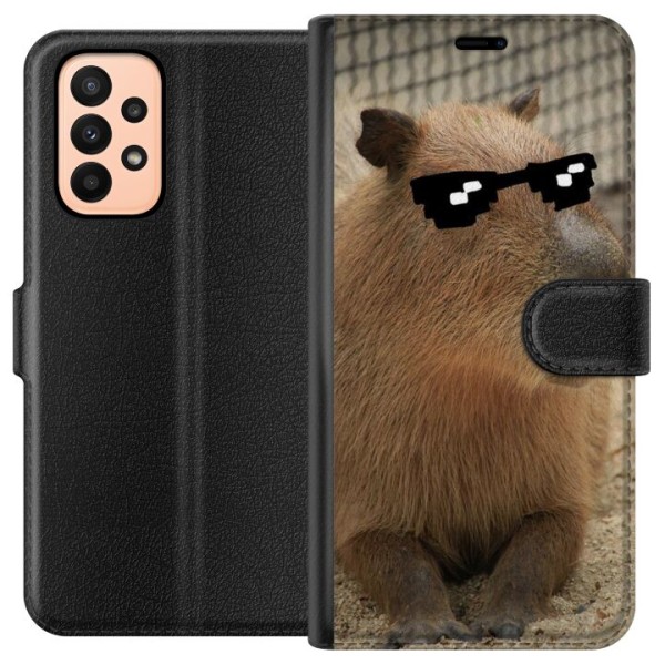 Samsung Galaxy A23 Lompakkokotelo Capybara