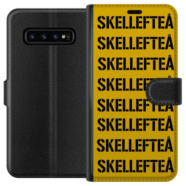 Samsung Galaxy S10 Tegnebogsetui Skellefteå SM GOUD