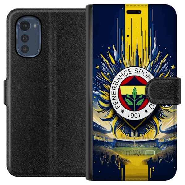 Motorola Moto E32s Lompakkokotelo Fenerbahçe SK