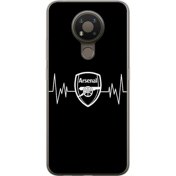 Nokia 3.4 Läpinäkyvä kuori Arsenal