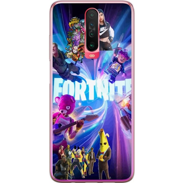 Xiaomi Redmi K30 Läpinäkyvä kuori Fortnite