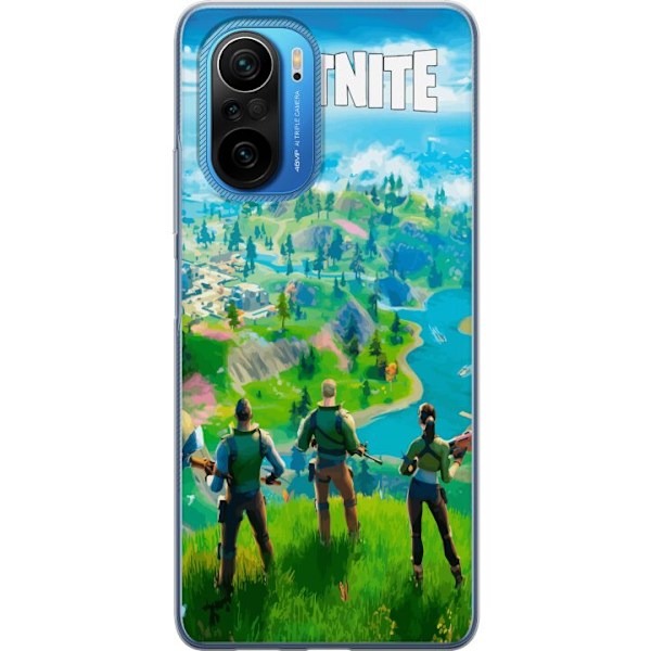 Xiaomi Poco F3 Läpinäkyvä kuori Fortnite