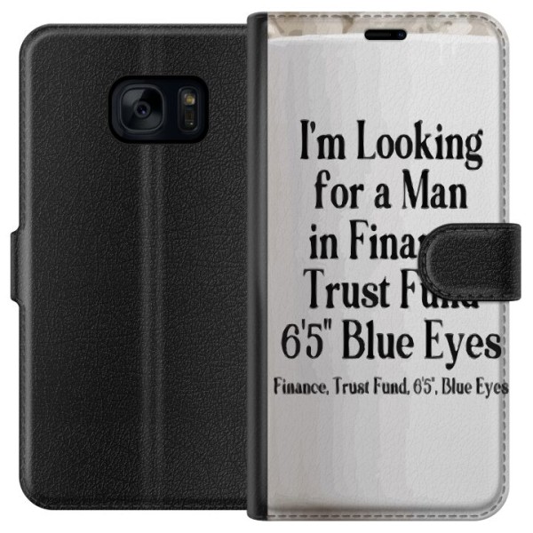 Samsung Galaxy S7 Tegnebogsetui Jeg leder efter en mand inden