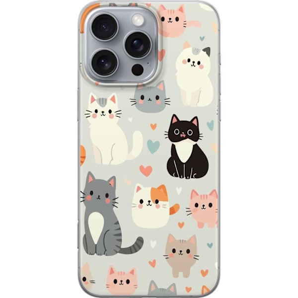 Apple iPhone 16 Pro Max Gennemsigtig cover Katte