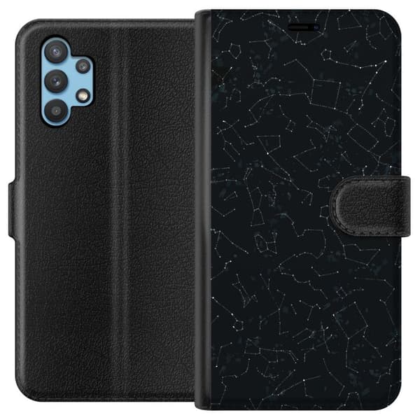 Kompatibel Tegnebogsetui til Samsung Galaxy A32 5G Stjerneklar himmel