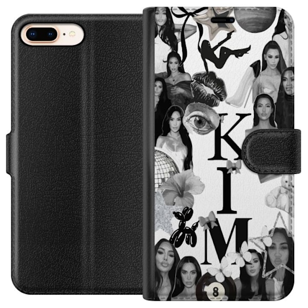 Apple iPhone 7 Plus Tegnebogsetui Kim Kardashian – Aesthetic