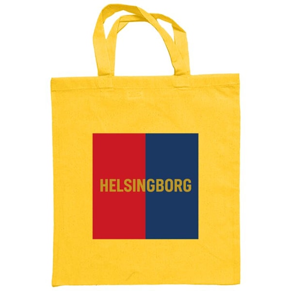Tygpåse | Hållbar Shoppingväska i Tyg Helsingborg – fotboll Gul one size