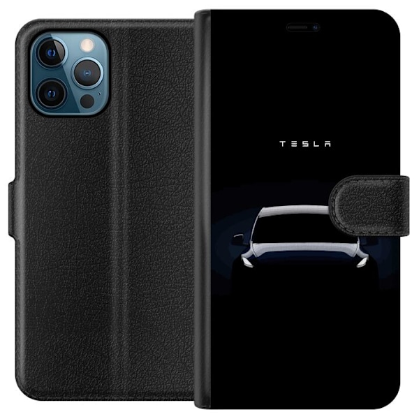 Apple iPhone 12 Pro Max Lompakkokotelo Tesla