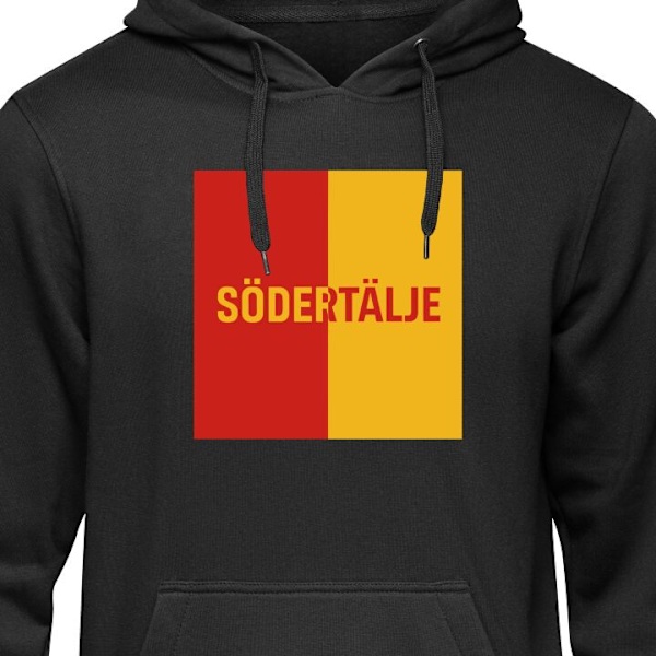 Børne-Hoodie | Blød Hættetrøje til Børn Södertälje – sort 7-8 År