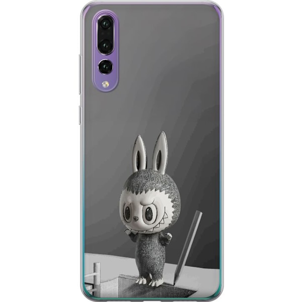 Huawei P20 Pro Läpinäkyvä kuori Pop Mart MEGA LABUBU LABUBU Sketch 1000%
