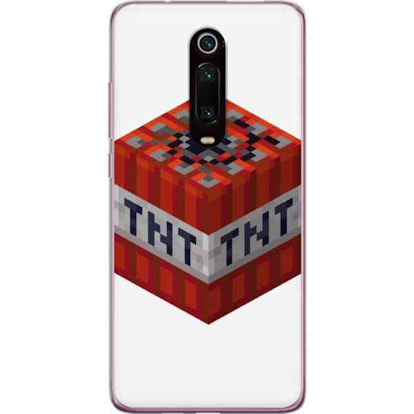 Xiaomi Mi 9T Pro  Genomskinligt Skal Minecraft TNT