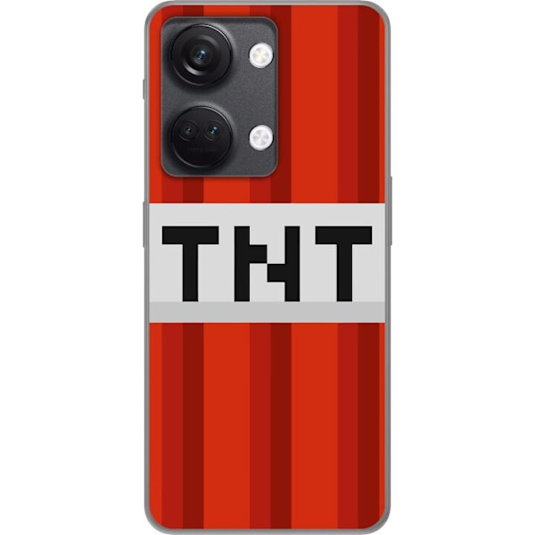 OnePlus Nord 3 Läpinäkyvä kuori Minecraft TNT
