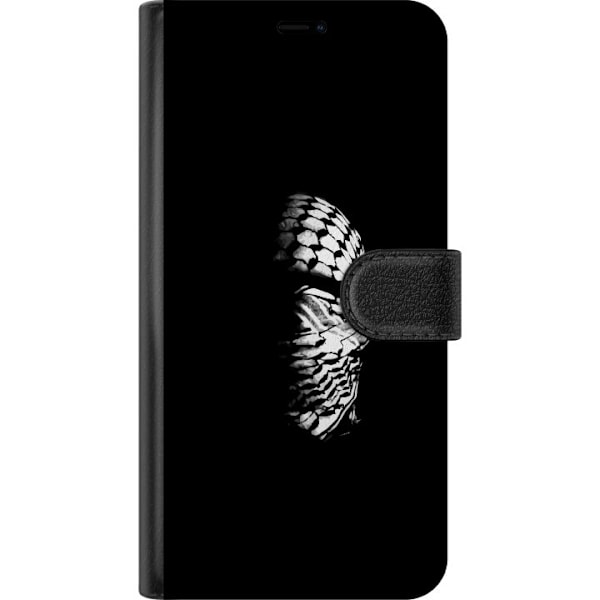 Motorola Moto G85 Tegnebogsetui Keffiyeh-mønster - klassisk s