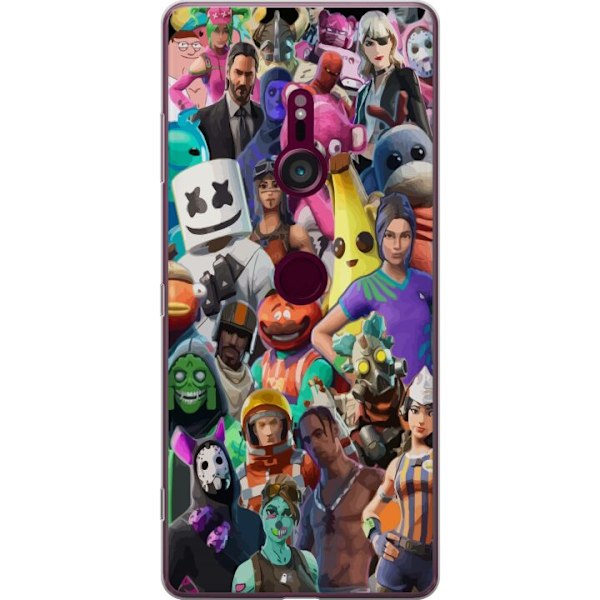 Sony Xperia XZ3 Gennemsigtig cover Fortnite