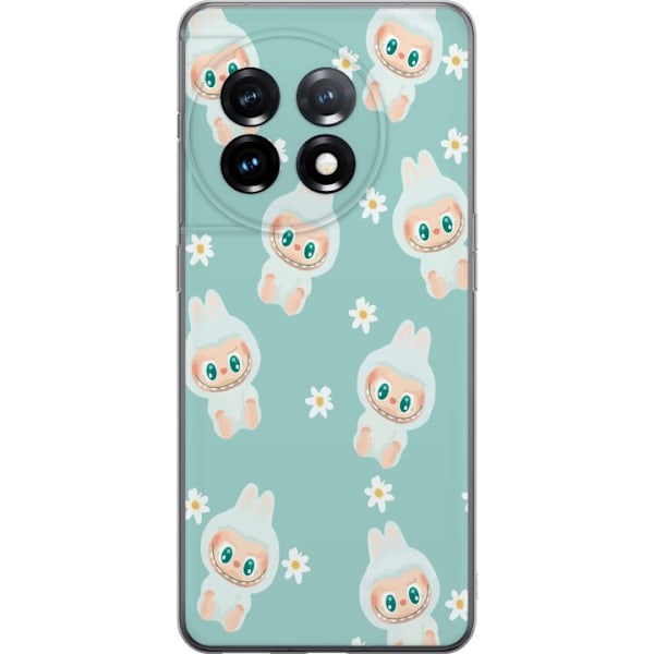 OnePlus 11R Läpinäkyvä kuori Labubu Candy Vibes