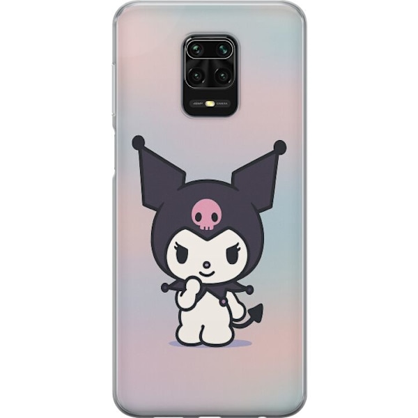 Xiaomi Redmi Note 9S Genomskinligt Skal Kawaii Sanrio Kuromi