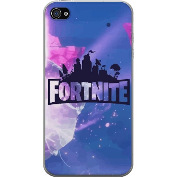 Apple iPhone 4 Läpinäkyvä kuori Fortnite