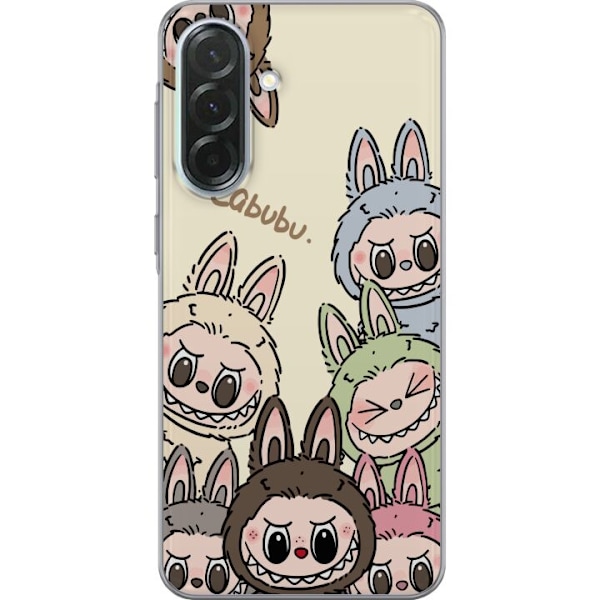 Samsung Galaxy A36 Genomskinligt Skal Labubu Pastel Collection