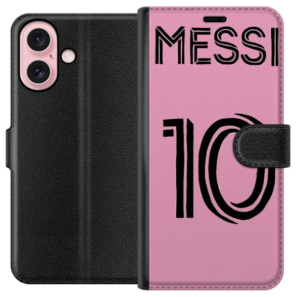 Apple iPhone 16 Lompakkokotelo Messi