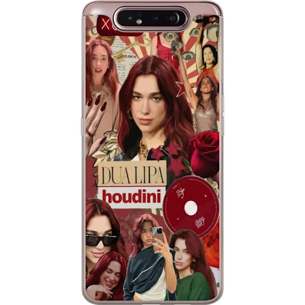 Samsung Galaxy A80 Genomskinligt Skal Dua Lipa – Fashion & S