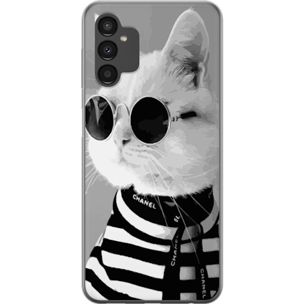 Samsung Galaxy A04s Läpinäkyvä kuori Fancy Kissa