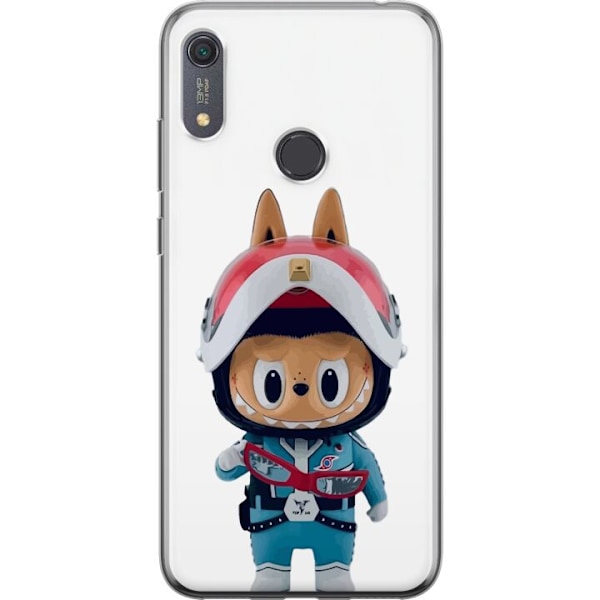 Huawei Y6s (2019) Läpinäkyvä kuori How2work Labubu hirviöt x Ultraman Blue -hahmo