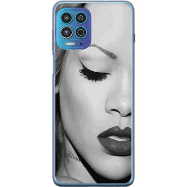 Motorola Moto G100 Läpinäkyvä kuori Rihanna – Aesthetic E