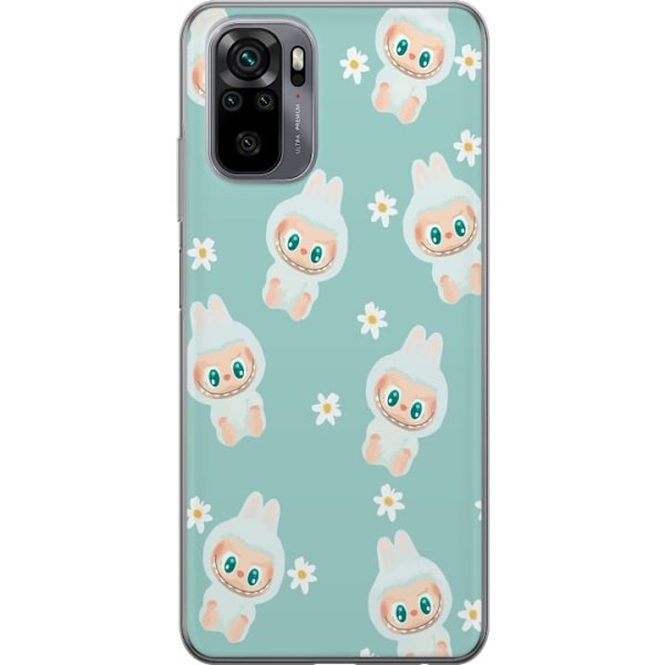 Xiaomi Redmi Note 10 Gennemsigtig cover Labubu Candy Vibes