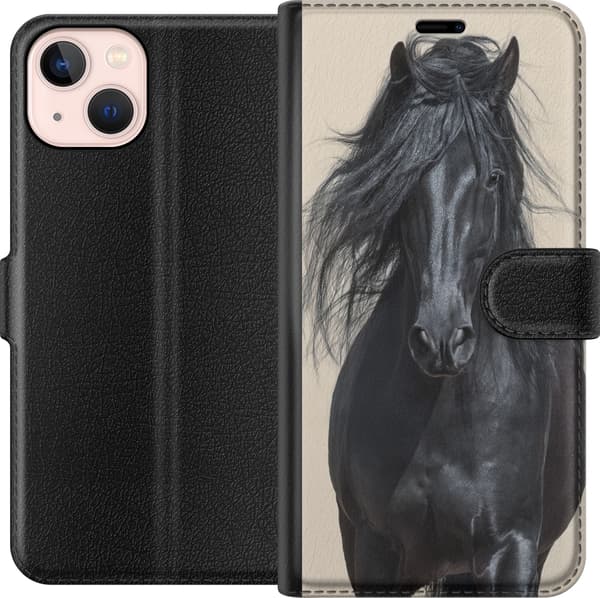 Yhteensopiva Lompakkokotelo Apple iPhone 13 mini Hevonen