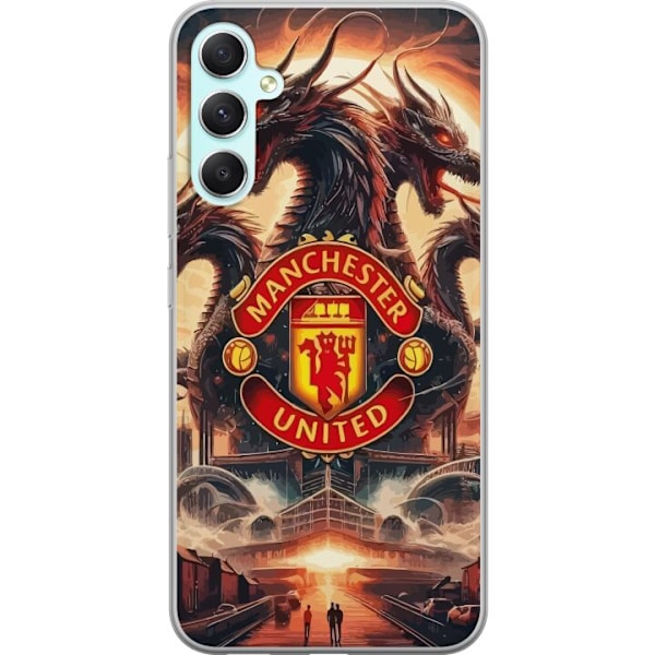 Samsung Galaxy A34 Läpinäkyvä kuori Manchester United