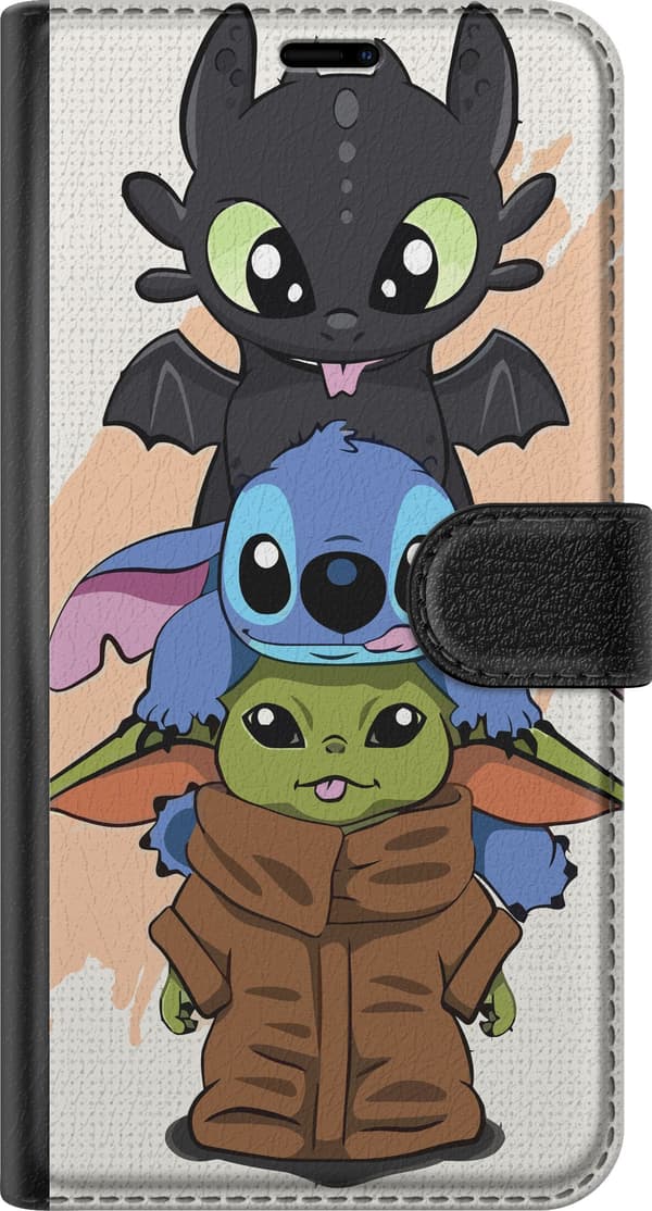 Kompatibel Tegnebogsetui til Samsung Galaxy S22 5G Lilo og Stitch