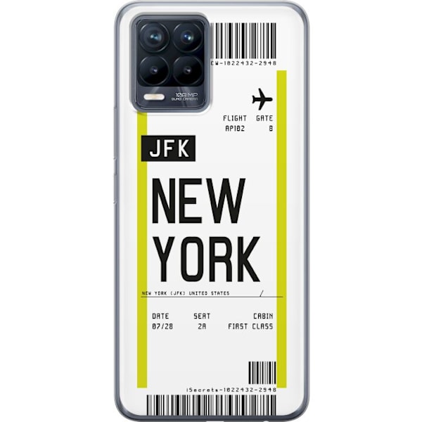 Realme 8 Genomskinligt Skal New York